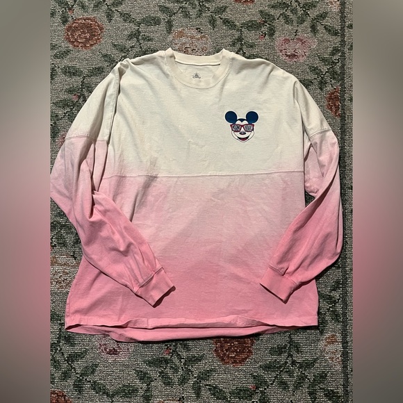 Disney Vacation Club DVC Glitter Mickey Pink Ombre “Welcome Home” Spirit Jersey - Picture 1 of 5